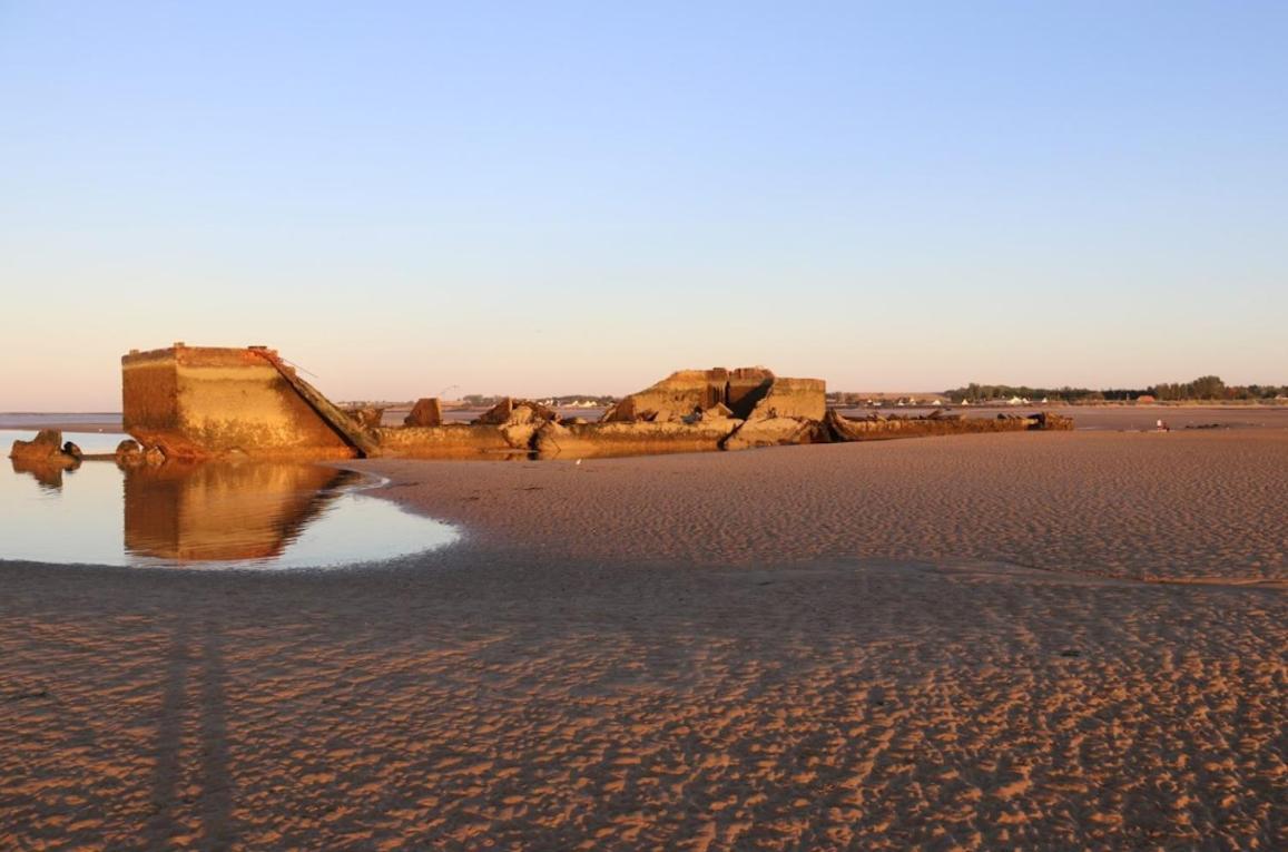 Gites "Plage" Ou "Pieds Dans L'Eau" En Front De Mer A Asnelles , 3Km D'Arromanches, 10Km De Bayeux ภายนอก รูปภาพ